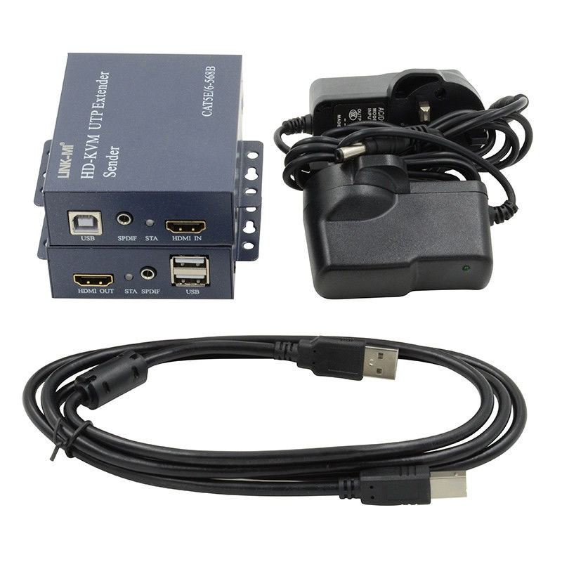HD-KVM 100M Extender Manual dla sygnału HD i sygnału nieskondensowanego do 100 metrów