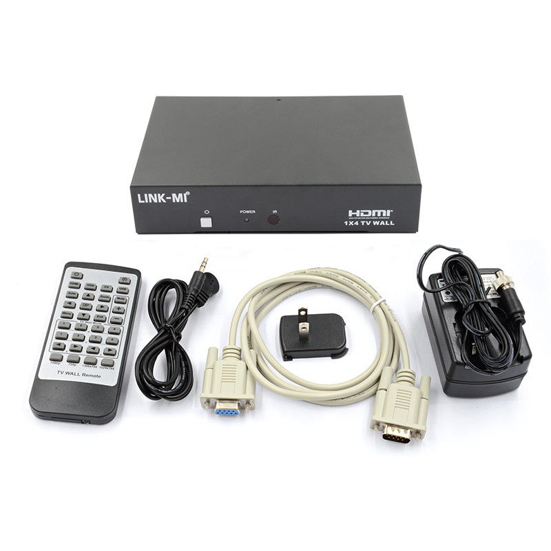 LM-TV04L HDMI 1x4 TV WALL Wsparcie CVBS/VGA/HDMI/USB Play Input Sources