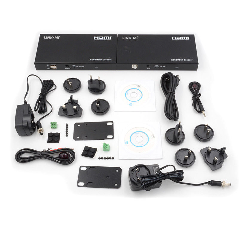 120M H.265 AV Over IP Extender Praca z systemem CMPSystem dla dźwięku