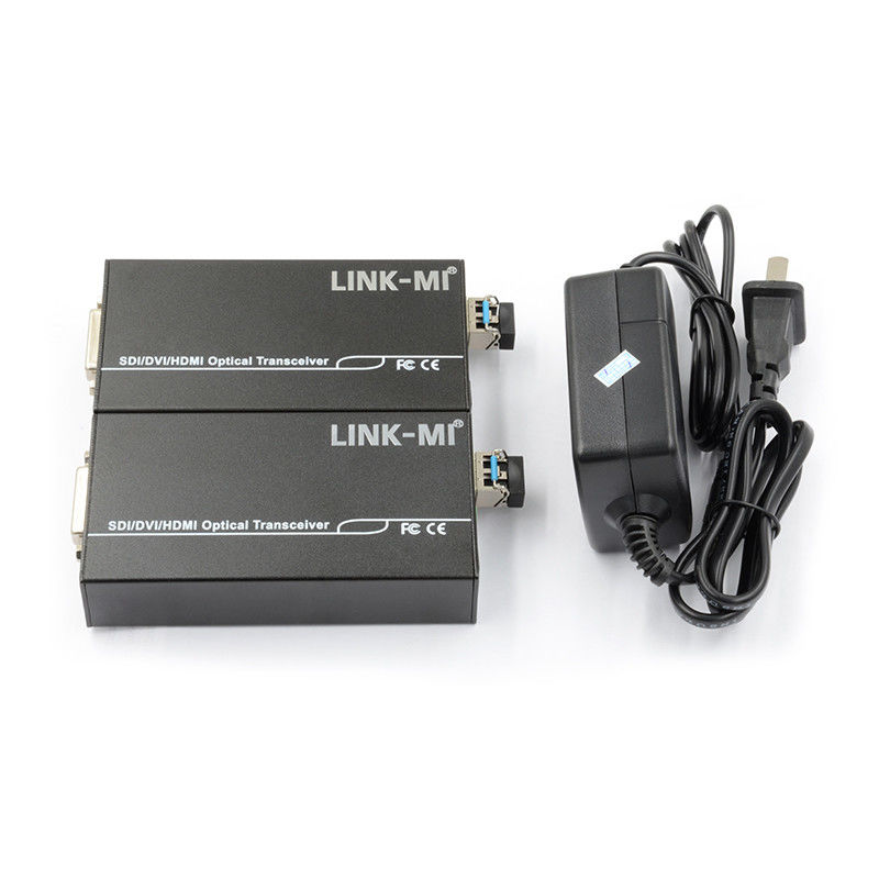 1550/1310nm światłowodowy nadajnik i odbiornik Full HD z wejściem dźwiękowym 3,5 mm