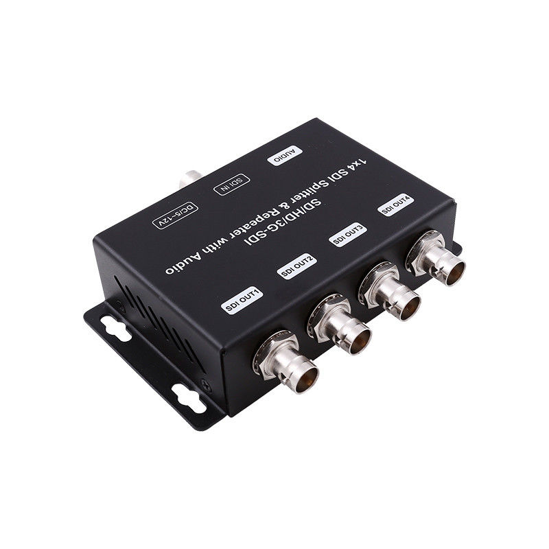 Repeater wzmacniacz dystrybucji HD/SD-SDI 1 do 4 z audio 75 ohm Impedancją wyjściową