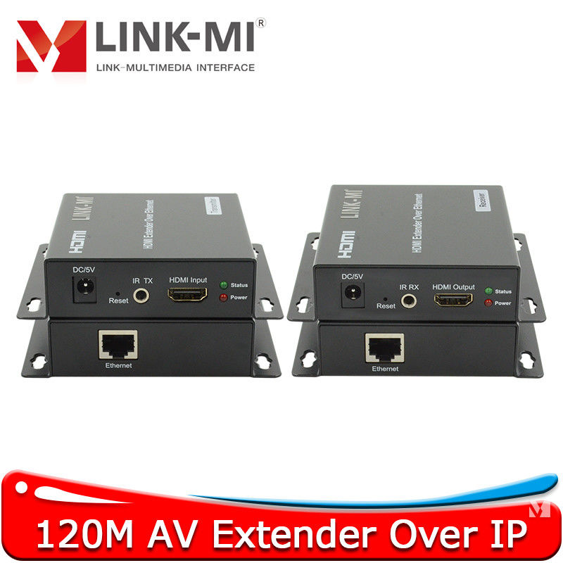 120M AV Over IP Encoder H.264 dla niezawodnej transmisji audio i wideo przez TCP/IP z wejściem 1x HDBT